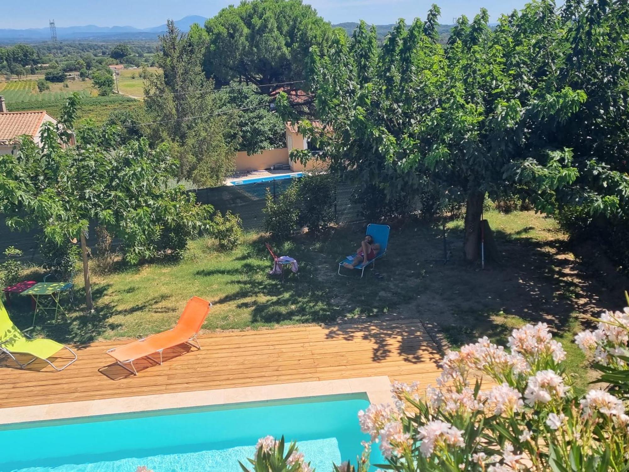Au Fil De Soi Villa Saint-Julien-de-Peyrolas Exteriör bild